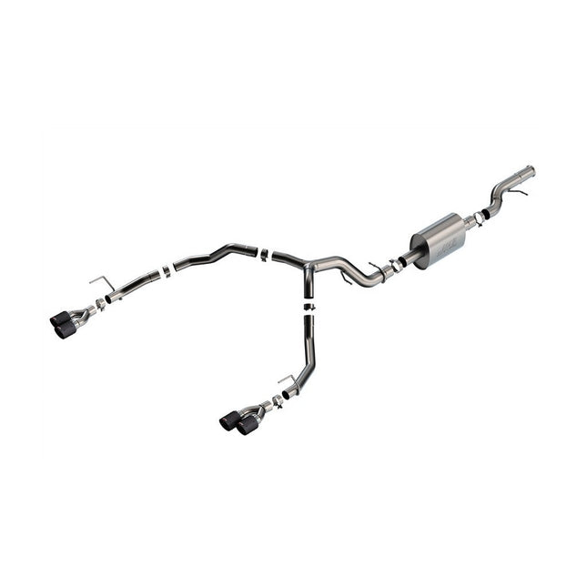 Borla 140859CF S-Type Cat-Back Exhaust with Carbon Fiber Tips for Chevrolet Tahoe and GMC Yukon 6.2L (2021-2023)