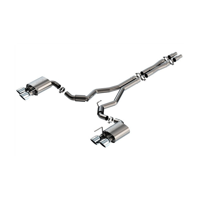 Borla 140964 Cat-Back S-Type Active Exhaust for Ford Mustang Dark Horse S650 5.0L V8 (2024+)