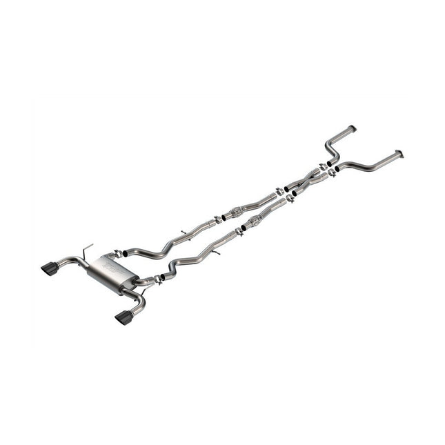 Borla 140977BC S-Type Cat-Back Exhaust for Infiniti Q50 3.0L V6 (2016-2024)