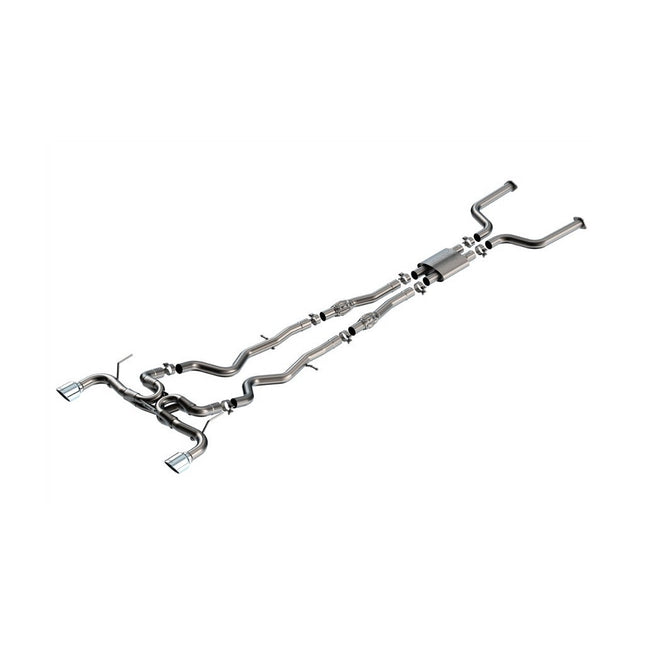 Borla 140978 ATAK Cat-Back Exhaust with Bright Chrome Tips for Infiniti Q50 3.0L V6 (2016-2024)