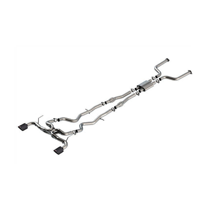 Borla 140978CFBA ATAK Cat-Back Exhaust with Carbon Fiber Tips for Infiniti Q50 3.0L V6 (2016-2024)