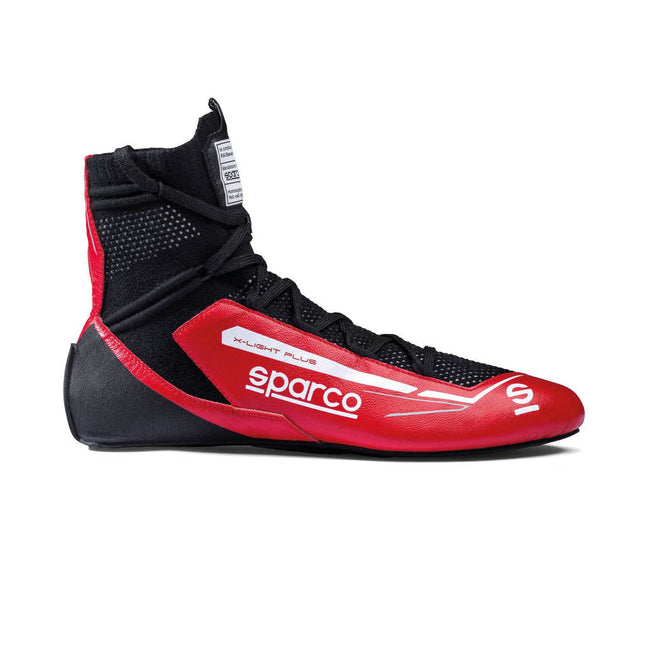 Sparco X-Light Plus Racing Shoes - Red/Black