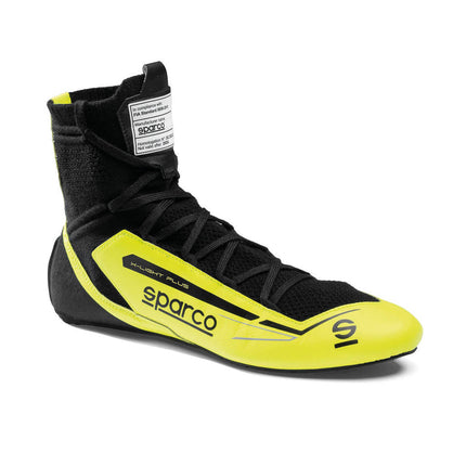 Sparco X-Light Plus Racing Shoes - Fluo Yellow/Black