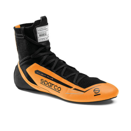 Sparco X-Light Plus Racing Shoes - Fluo Orange/Black