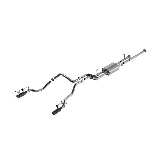 Borla 141027BC S-Type Cat-Back Exhaust for Toyota Tundra 4.6L/5.7L V8 (2014-2021)