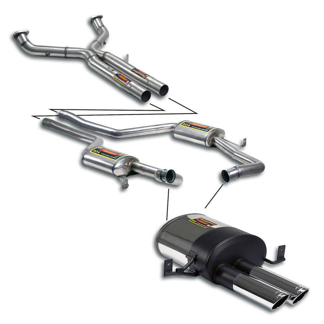 Supersprint 242970 Exhaust System for Porsche 928