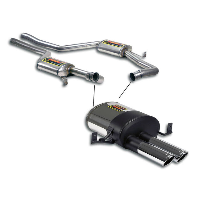 Supersprint 242980 Cat-Back Exhaust System for Porsche 928