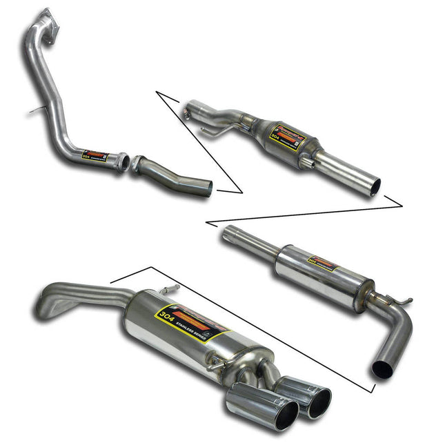 Supersprint 768930 Cat-Back Exhaust for VW Polo GTI 6C