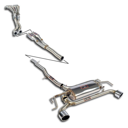 Supersprint 887820 Cat-Back Exhaust System for VW Golf R32 Mk4