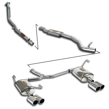 Supersprint 963060 Cat-Back Exhaust for Subaru WRX STI