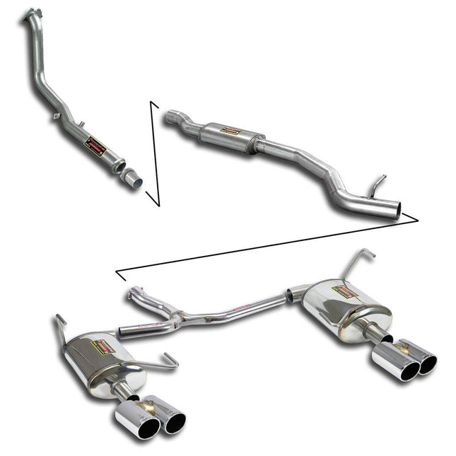 Supersprint 963060 Cat-Back Exhaust for Subaru WRX STI