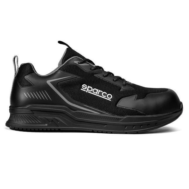 Sparco Turbo Clamp S1PS Mechanics Shoes - Black/Grey