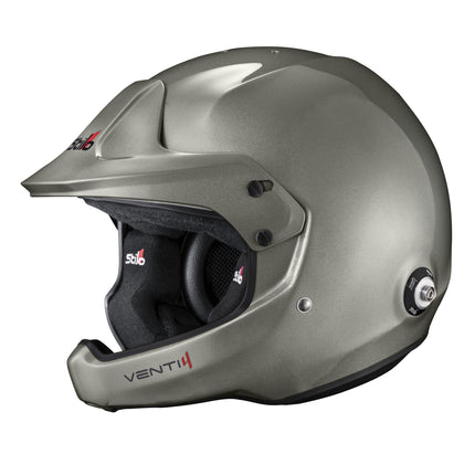 Stilo Venti4 WRC Composite Open Face Racing Helmet Titanium (FIA 8859-2024, Snell SA2025) (AA0224BG2X)