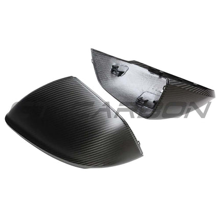 Carbon fibre mirror cover side profile