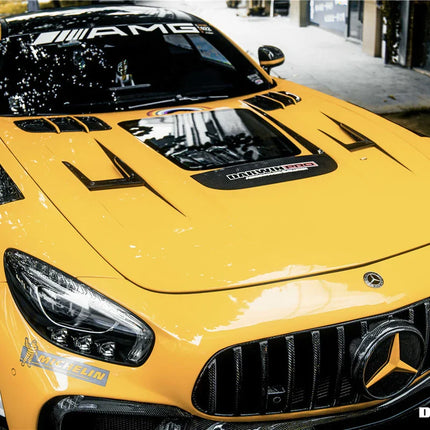 DarwinPro BK Style Partial Carbon Fiber Front Fenders for Mercedes-AMG GT / GT S / GT C / GT R 2015-2021, image 8