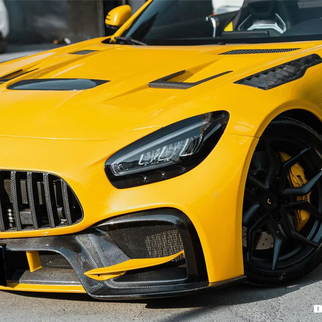 DarwinPro BK Style Partial Carbon Fiber Front Fenders for Mercedes-AMG GT / GT S / GT C / GT R 2015-2021, image 7