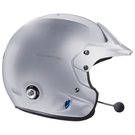 Stilo Venti Trophy Plus Composite Open Face Racing Helmet Silver (FIA 8859-2015, Snell SA2020) (AA0112EG2T)