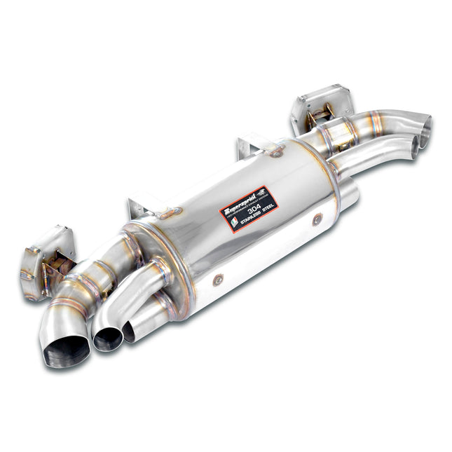 Supersprint Rear Exhaust with Valves for Porsche 911 992 Carrera Targa 4 / Targa 4S / GTS GPF 2020+ (860704)