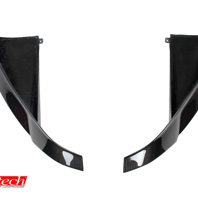 RENNtech Carbon Fiber Rear Diffuser Extensions for Mercedes-AMG GT R C190, image 3