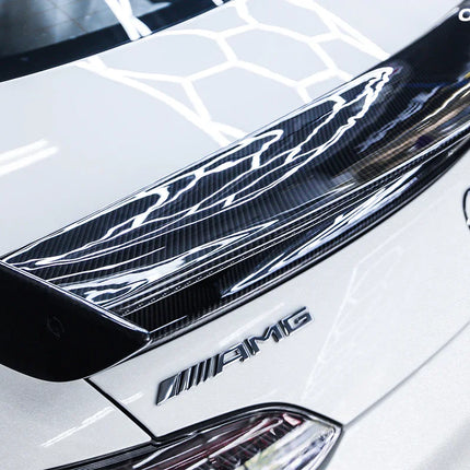 DarwinPro RZS Style Carbon Fiber Trunk Spoiler for Mercedes-AMG GT / GT S / GT C 2015-2020, image 3