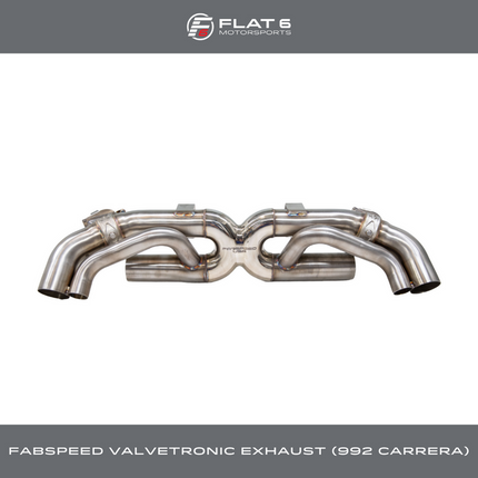 Fabspeed Cat-Back Valvetronic MaxFlo Exhaust for Porsche 911 Carrera 992.1 and 992.2 2019-2029