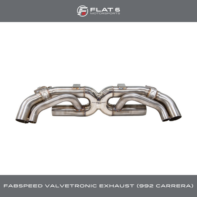 Fabspeed Cat-Back Valvetronic MaxFlo Exhaust for Porsche 911 Carrera 992.1 and 992.2 2019-2029