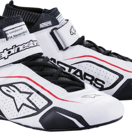 Alpinestars Tech 1T v3 White Black Red racing shoe