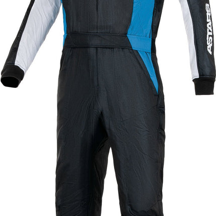Alpinestars Atom Graph 4 Race Suit Black Silver Blue