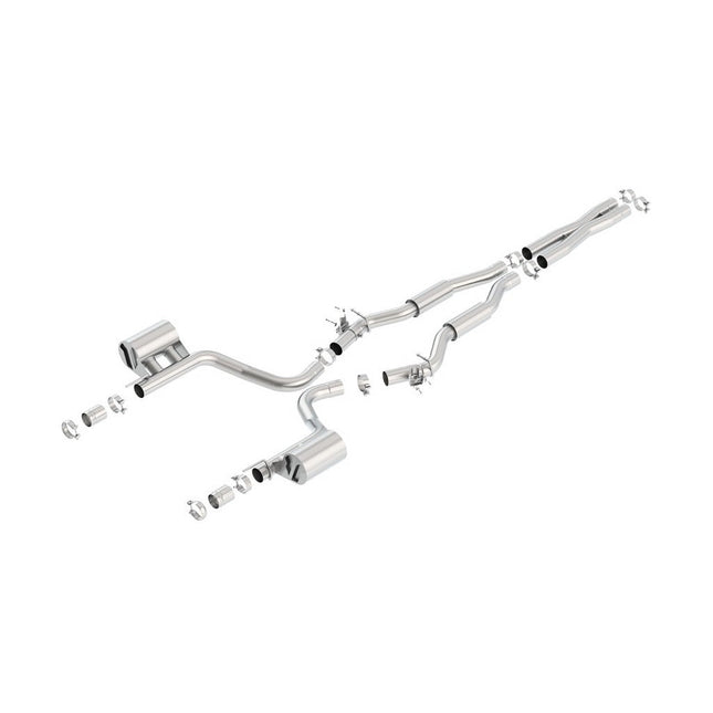 Borla 140642 S-Type Cat-Back Exhaust for Dodge Challenger SRT8 and Hellcat 6.4L