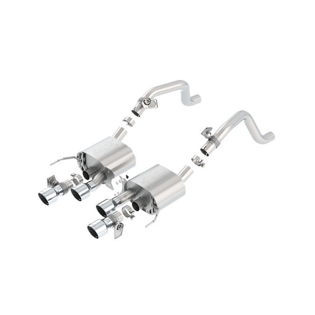 Borla 11856 ATAK Axle-Back Exhaust for Chevrolet Corvette C7 6.2L V8