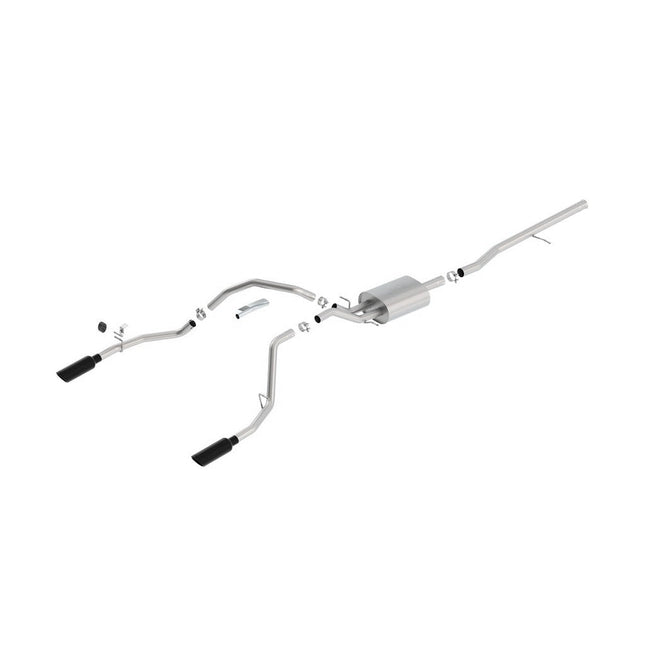Borla 140536BC S-Type Cat-Back Exhaust for Chevrolet Silverado GMC Sierra 5.3L V8 (2014-2016)