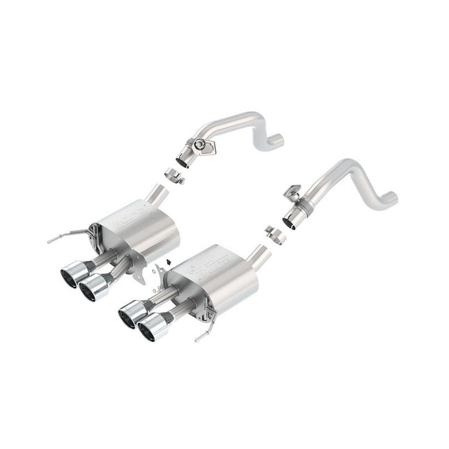 Borla 11863 ATAK Axle-Back Rear Section for Chevrolet Corvette C7 6.2L AFM (2014-2019)