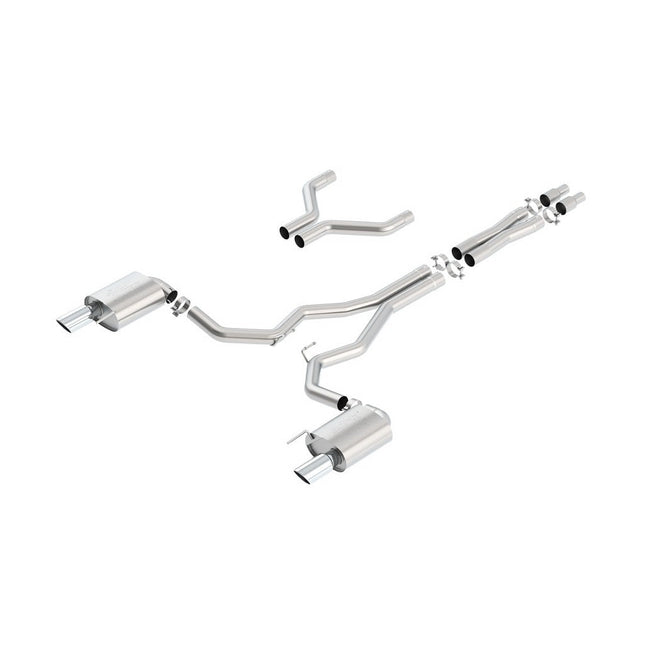 Borla 140630 ATAK Cat-Back Exhaust for Ford Mustang GT 5.0L V8 S550 (2015-2017)