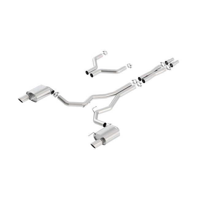 Borla 140629 S-Type Cat-Back Exhaust for Ford Mustang GT 5.0L V8 (2015-2017)