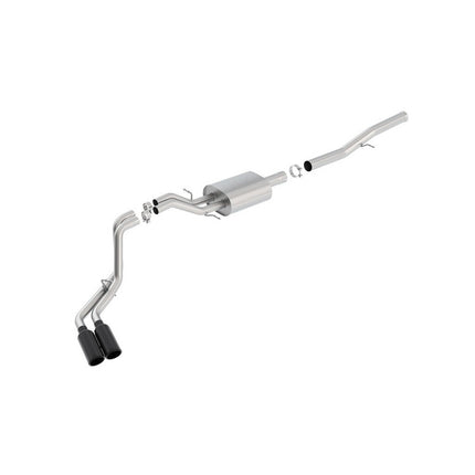 Borla 140576BC S-Type Cat-Back Exhaust for Chevrolet Silverado GMC Sierra 6.2L V8 (2014-2016)