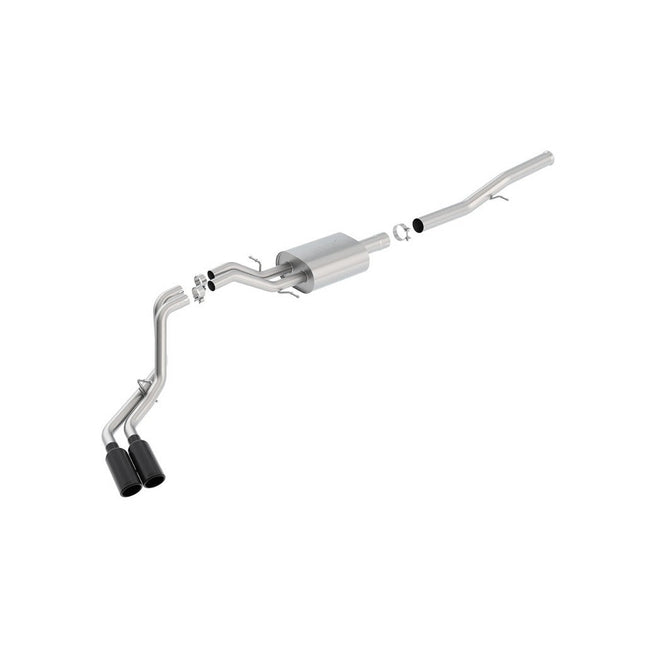 Borla 140576BC S-Type Cat-Back Exhaust for Chevrolet Silverado GMC Sierra 6.2L V8 (2014-2016)