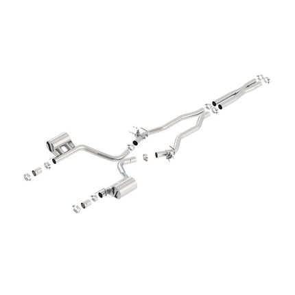 Borla 140672 ATAK Cat-Back Exhaust for Dodge Charger SRT 392 / Scat Pack 6.4L V8 (2015-2023)