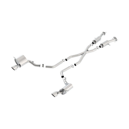 Borla 140632 S-Type Cat-Back Exhaust for Jeep Grand Cherokee SRT (2015-2021)