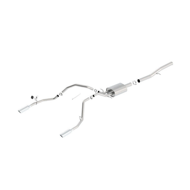 Borla 140572 ATAK Cat-Back Exhaust for Chevrolet Silverado GMC Sierra 6.2L V8 (2014-2016)