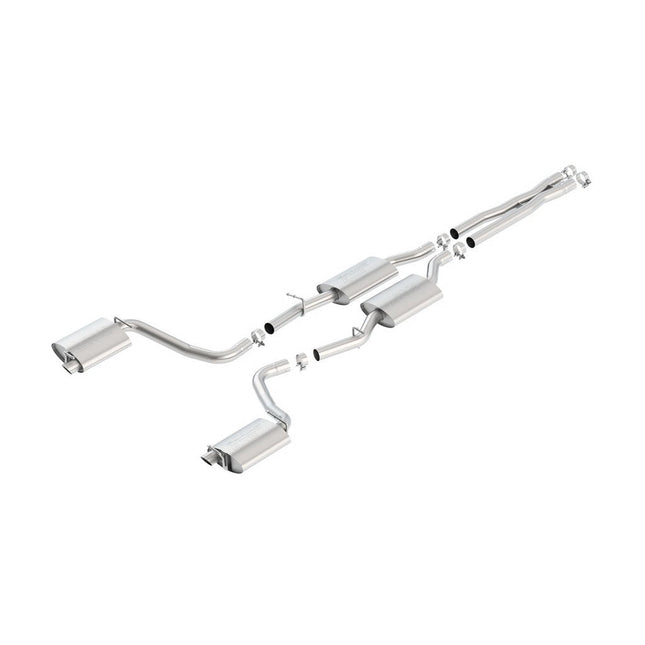 Borla 140636 S-Type Cat-Back Exhaust for Chrysler 300C and Dodge Charger R/T 5.7L V8 (2015+)