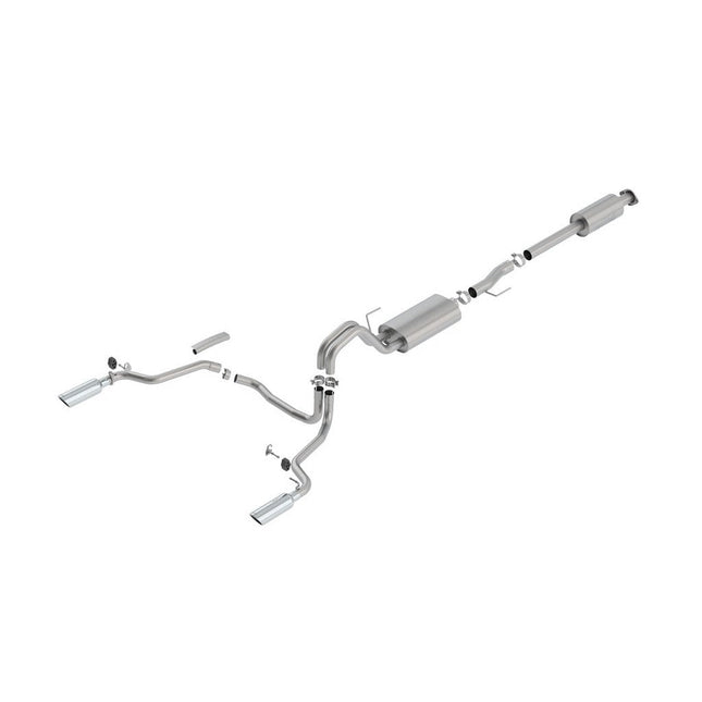 Borla 140615 S-Type Cat-Back Exhaust for Ford F-150 EcoBoost
