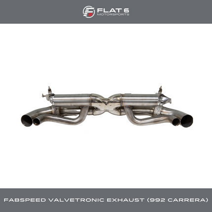 Fabspeed Cat-Back Valvetronic MaxFlo Exhaust for Porsche 911 Carrera 992.1 and 992.2 2019-2029