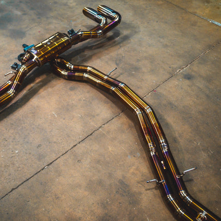 Valvetronic Designs Lamborghini Urus exhaust system rear view