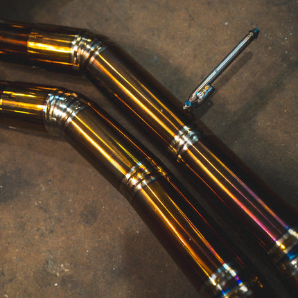 Valvetronic Designs Lamborghini Urus exhaust system side angle
