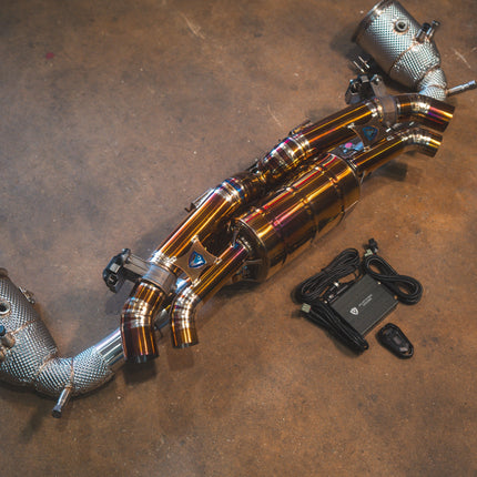 Valvetronic Designs Valved Sport Exhaust System for Porsche 911 Carrera /S/4S/GTS 992 (Grade 5 Titanium)