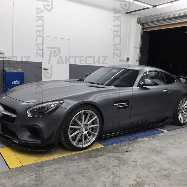 Paktechz Carbon Fiber Front Lip Ver.1 for Mercedes-AMG GT / GT S C190 2015-2017, image 18
