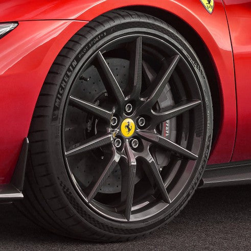 Ferrari 296 GTS Carbon Fiber Wheel Set, OEM