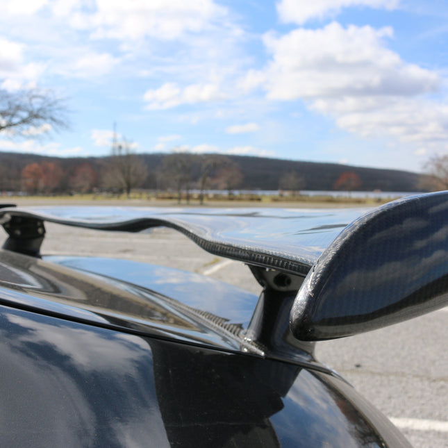 Aero Republic GTR Style Carbon Fiber Rear Spoiler Wing for Mercedes-AMG GT / GT S / GT C C190, image 15