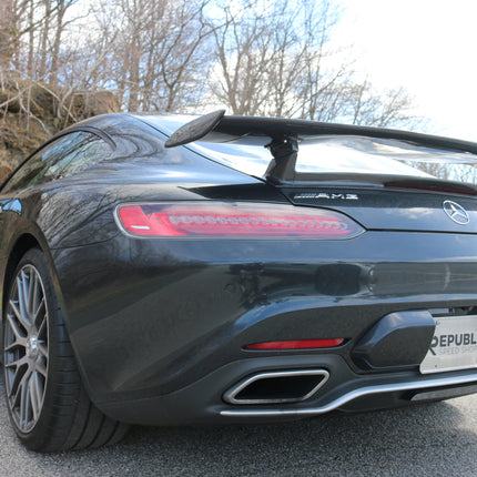 Aero Republic GTR Style Carbon Fiber Rear Spoiler Wing for Mercedes-AMG GT / GT S / GT C C190, image 16