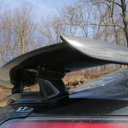 Aero Republic GTR Style Carbon Fiber Rear Spoiler Wing for Mercedes-AMG GT / GT S / GT C C190, image 4